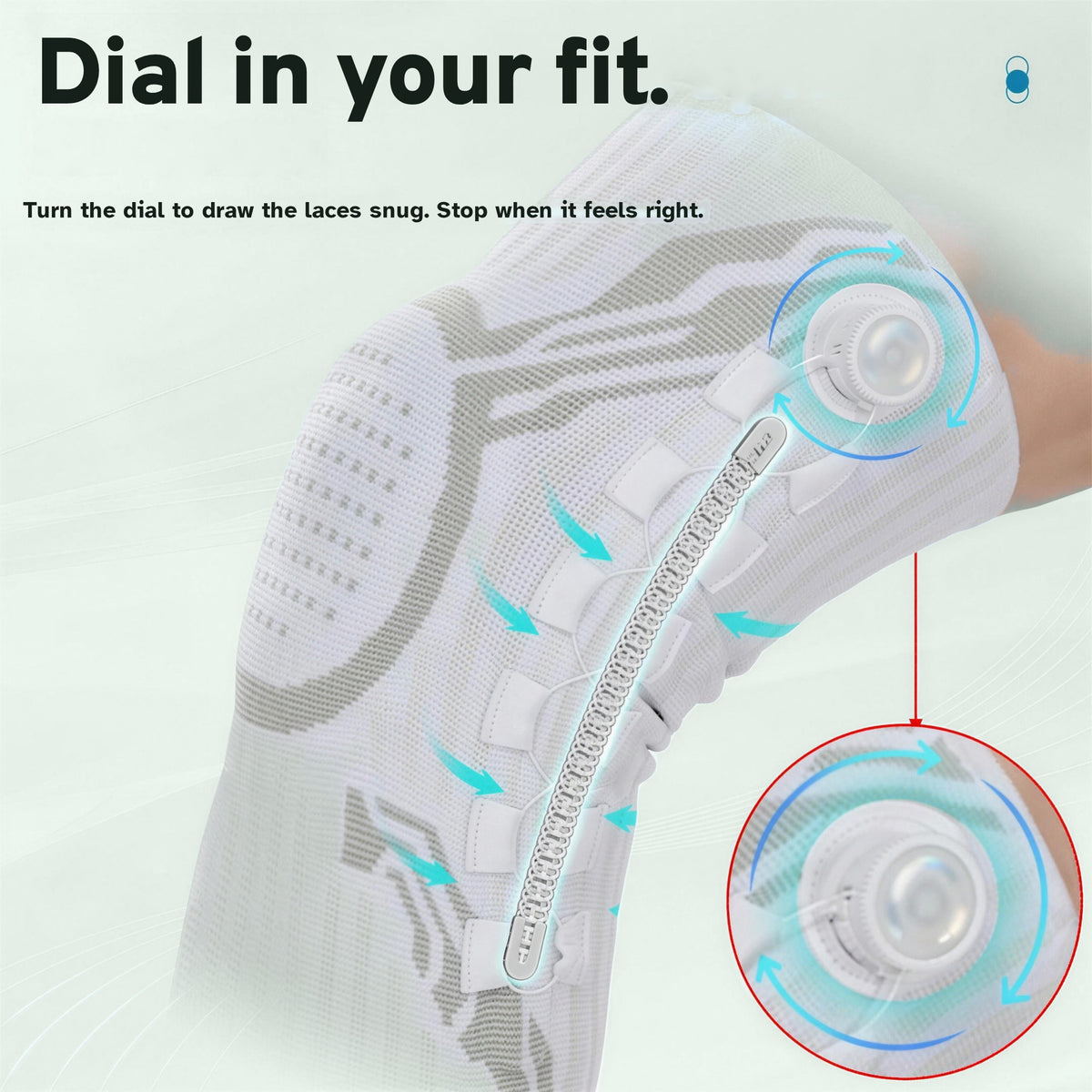 Even compression that moves with you.